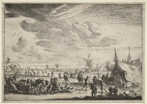 Luistelijat.