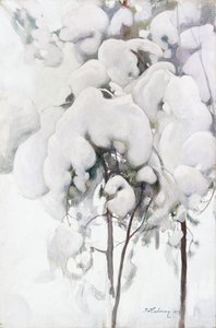 Lumiset männyn taimet tekijältä Pekka Halonen