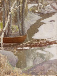 Kevätmaisema, 1929. tekijältä Pekka Halonen