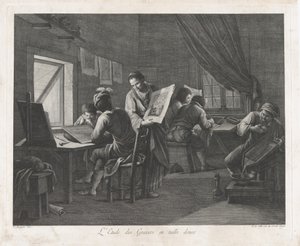 Graafinen työpaja, 1750-1800, 1750-1800. tekijältä Pellegrino dal Colle