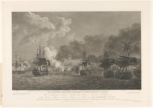 Näkymä Kööpenhaminan meritaistelusta 1801