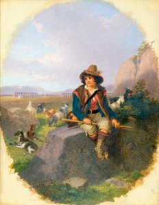 "Vuohipaimen Romas Campagnalla", 1870-luku