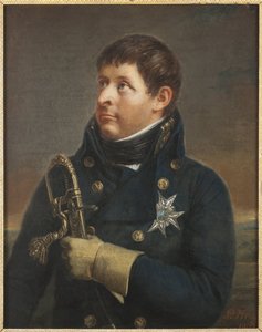Prinssi Charles Auguste de Suede, tanskalainen kenraali - Muotokuva Christian Augustista Schleswig-Holstein-Sonderburg-Augustenborgista (1768-1810), Krafft, Per, nuorempi (1777-1863). Öljy kankaalle tekijältä Per  Krafft