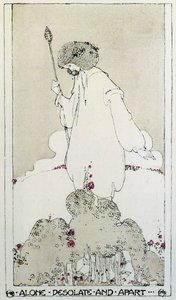 Kuvitus runoon Adonais, Elegia John Keatsin kuolemasta tekijältä Percy Bysshe Shelley