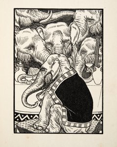 Nelijalkaisten komedia, sarjasta Sata anekdoottia eläimistä, pub. 1924 tekijältä Percy J. Billingshurst