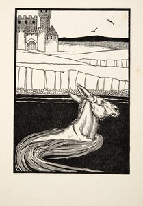 An Ass Cast Away, kirjasta A Hundred Anecdotes of Animals, pub. 1924 tekijältä Percy J. Billingshurst
