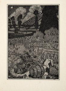 Canine Smugglers, sarjasta A Hundred Anekdotes of Animals, pub. 1924 tekijältä Percy J. Billingshurst