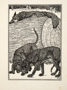Ovela kuin kettu, sarjasta Sata anekdoottia eläimiä, pub. 1924 tekijältä Percy J. Billingshurst