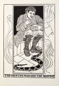 Maalaismies ja käärme, Fontainen saduista, pub. 1905