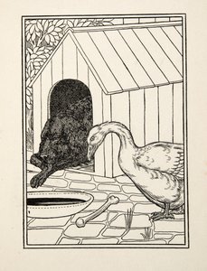 Koira ja hanhi, Sata anekdoottia eläimiä, pub. 1924 tekijältä Percy J. Billingshurst