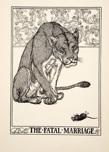 The Fatal Marriage, julkaisusta A Hundred Fables of Aesop, pub.1903