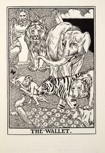 Lompakko, teoksesta Fontaine Fables, pub. 1905