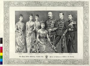 Englannin myöhempi kuningas Englannin kuningasperhe 1888 tekijältä Percy Macquoid