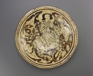 Astia, Kashanin alue, Iran, Saljuq-dynastia, 1100-luvun loppu - 1200-luvun alku (keraaminen)