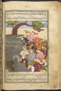 Tai. 3248, f. 55v Shah Ismail and the qizilbash, "History of Shah Isma