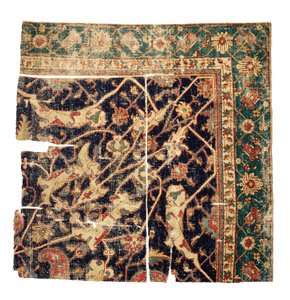 Tabrizin medaljonkimaton fragmentti, Luoteis-Persia, 1500-luvun puoliväli tekijältä Persian School