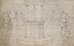 Kristus ja Samarialainen nainen, 1400-luvun loppu - 1500-luvun alku tekijältä Perugino