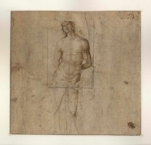 Pyhä Sebastian, n. 1500. tekijältä Perugino