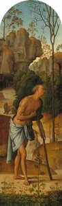 Ristiinnaulitseminen Neitsyen, Pyhän Johanneksen, Pyhän Hieromuksen ja Pyhän Maria Magdaleenan kanssa..., n. 14821485 tekijältä Perugino