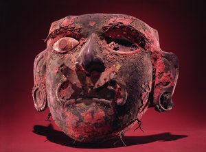 Incan Mask (kupariseos ja kuori) tekijältä Peruvian School