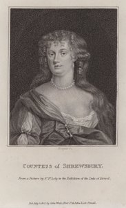Anna Maria Talbot, Shrewsburyn kreivitär (kaiverrus) tekijältä Peter (after) Lely