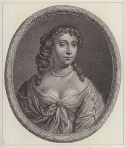Anne Hyde, Yorkin herttuatar, kuningas James II:n ensimmäinen vaimo (kaiverrus)