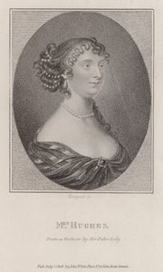 Margaret Hughes, englantilainen näyttelijä (kaiverrus)