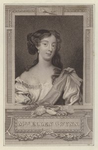 Nell Gwyn, kuningas Charles II:n rakastajatar (kaiverrus)
