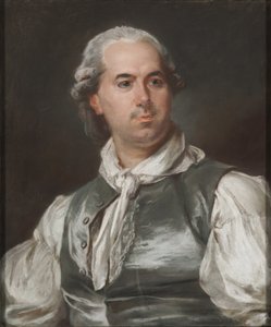 Hubert Robertin (1733-1808) muotokuva, kirjoittanut Hall, Peter Adolf (Pierre Adolphe) (1739-1793). Guassi paperille. Mitat: 63,5x52,5 cm. Tukholman kansallismuseo tekijältä Peter Adolf Hall