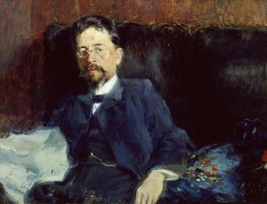 Anton Tšehovin (1860-1904) muotokuva 1902