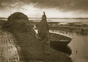 Suomies matkalla leikkaamaan Schoof-juttuja, noin 1886.