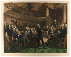 Yhdysvaltain senaatti, j.k. 1850, pub. c1855.