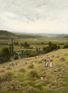 Vale of Llanrest (öljy kankaalle) tekijältä Peter Ghent