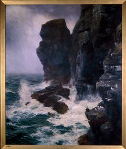 "Ribbed and Paled in by Rocks Unscaleable", 1885. tekijältä Peter Graham