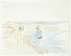 Lapset rannalla tekijältä Peter Hansen