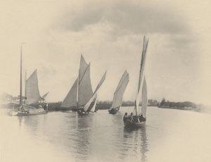 Purjehdusottelu Horningissa, 1885. tekijältä Peter Henry Emerson