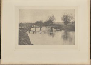 Jalkasilta lähellä Cheshuntia tekijältä Peter Henry Emerson