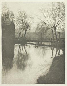 Jalkasilta lähellä Chingfordia tekijältä Peter Henry Emerson