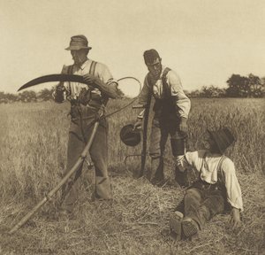 In the Barley-Harvest, Suffolk, 1888 (syväpaino)