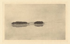 Lone Lagoon vuonna 1895 tai sitä ennen. tekijältä Peter Henry Emerson