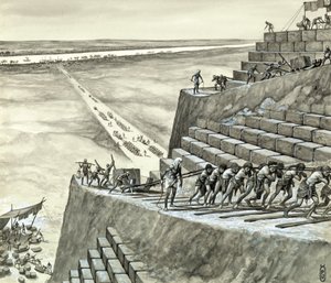 Suuren pyramidin rakentaminen Gizaan tekijältä Peter Jackson