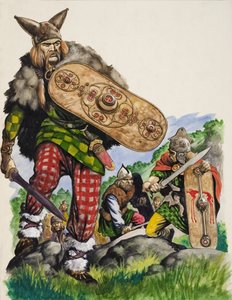 Celtic Warriors (guassi paperille) tekijältä Peter Jackson