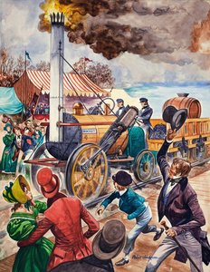 George Stephenson ja raketti tekijältä Peter Jackson
