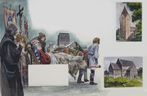 Kuningas Edward, myöhemmin Pyhä Edward Tunnustaja. tekijältä Peter Jackson