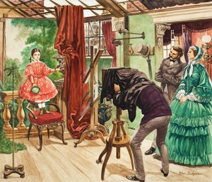 1800-luvun valokuvaussessio (guassi paperille) tekijältä Peter Jackson