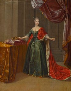 Muotokuva Baijerin prinsessa Maria Antoniasta 1724-1780, Saksin ruhtinastar.