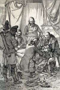 Kosciuszkon kapina: Puolan sydämet Tadeusz Kosciuszko (1746-1817) haavoittui Maciejowicen taistelussa venäläisiä vastaan tekijältä Peter Johann Nepomuck Geiger