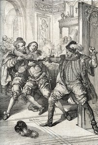Neljän kahdenkymmenen vuoden sota (1568-1648): "" Balthazar Gerardin 80-vuotisen sodan (tai 80 vuoden) aikana 10.7.1584 tekemä William of Orangen salamurha, nimeltään William Hiljainen (1533-1584) ( Gueux