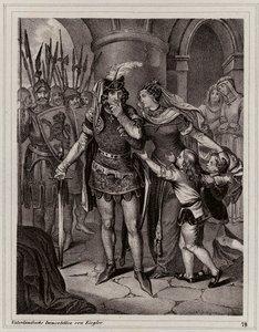 Johannes Sokainen, Böömin kuningas (kaiverrus) tekijältä Peter Johann Nepomuk Geiger