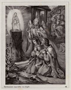 Vladislaus Henrik Moravian ja hänen vaimonsa pyhiinvaellus Mariazellin pyhäkköön. tekijältä Peter Johann Nepomuk Geiger